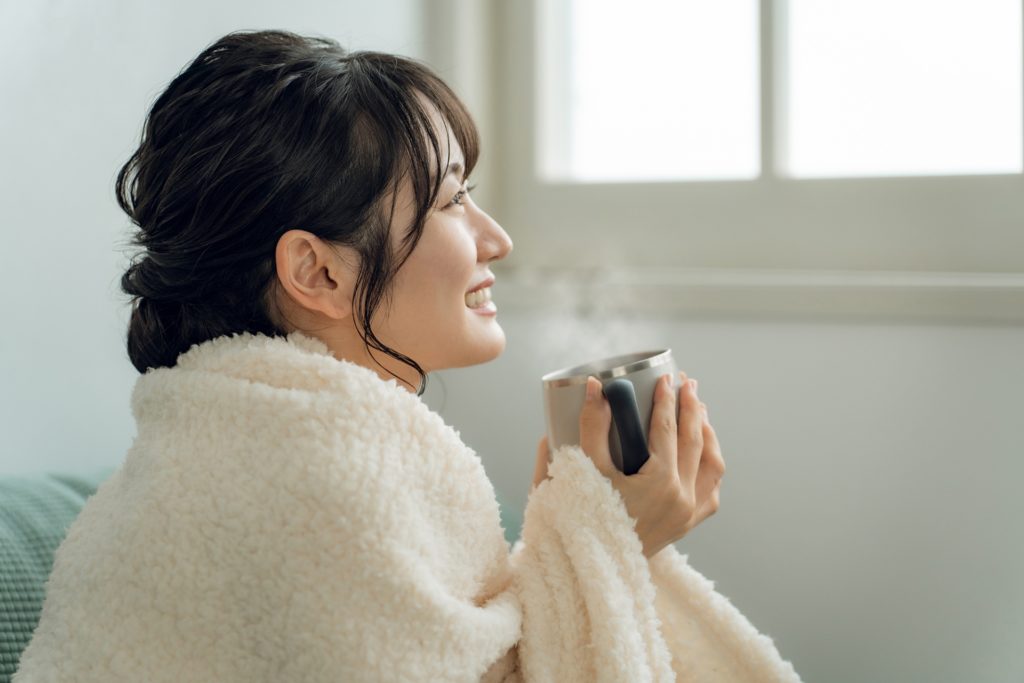 温かい飲み物でリラックス